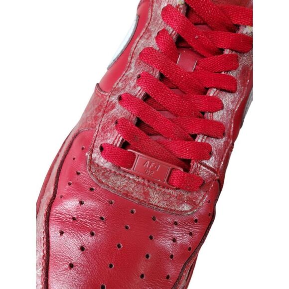 Nike AF-1 Valentine’s Day Pre V Unisex Sz 11 / 9.5 Varsity Red White 350693-611 - Picture 3 of 16